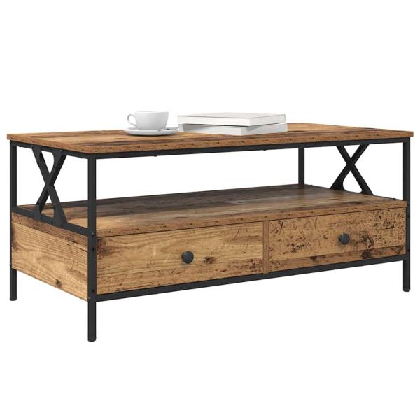 Couchtisch Altholz 100 x 51 x 45 cm Holzwerkstoff