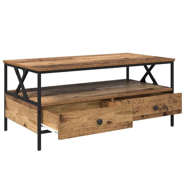 Couchtisch Altholz 100 x 51 x 45 cm Holzwerkstoff
