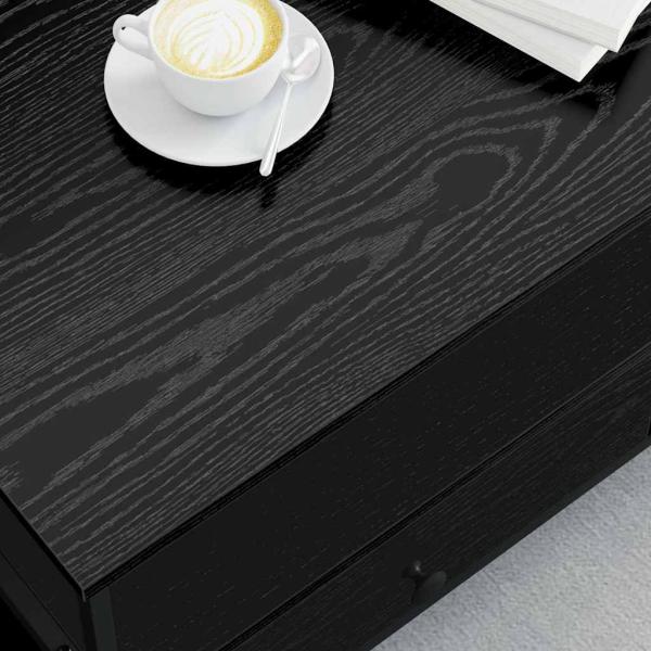 Couchtisch Schwarze Eiche 100 x 51 x 45 cm Holzwerkstoff