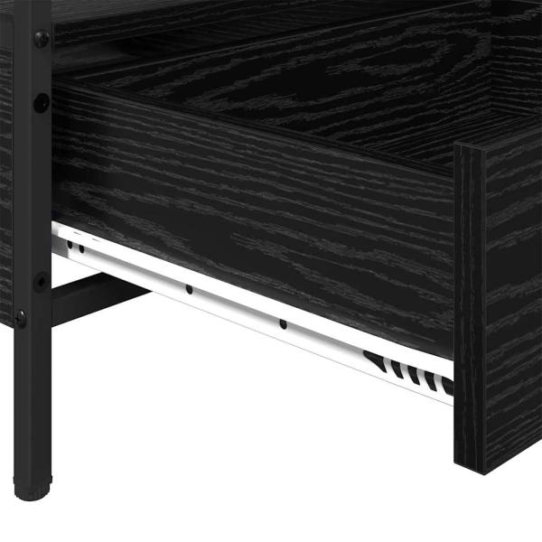 Couchtisch Schwarze Eiche 100 x 51 x 45 cm Holzwerkstoff
