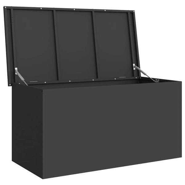 Außenlagerbox Schwarz 100 x 50.5 x 50 cm Kaltgewalzter Stahl
