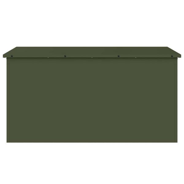 Außenlagerbox Olivgrün 100 x 50.5 x 50 cm Kaltgewalzter Stahl