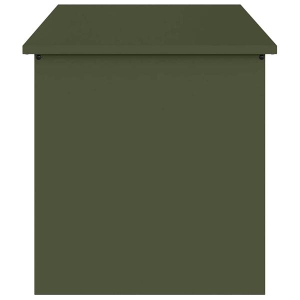 Außenlagerbox Olivgrün 100 x 50.5 x 50 cm Kaltgewalzter Stahl