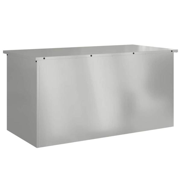Außenlagerbox Silber 100 x 50.5 x 50 cm Verzinkter Stahl