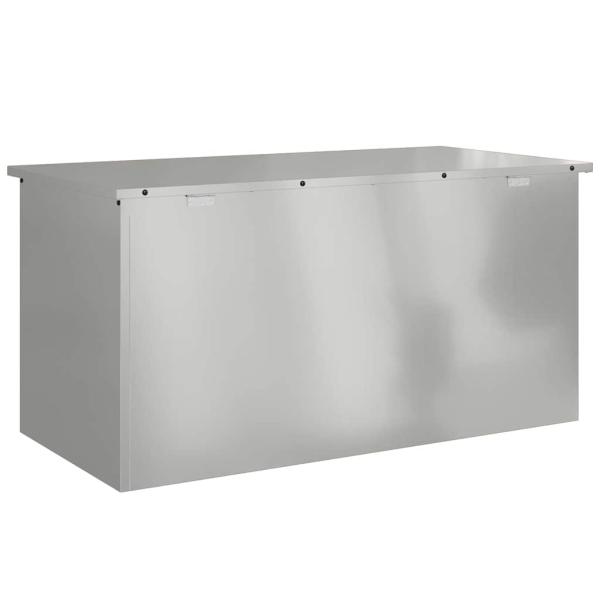 Außenlagerbox Silber 100 x 50.5 x 50 cm Verzinkter Stahl