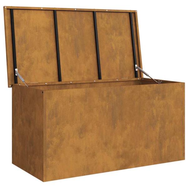 Außenlagerbox mit Speicher Braun 100 x 50.5 x 50 cm