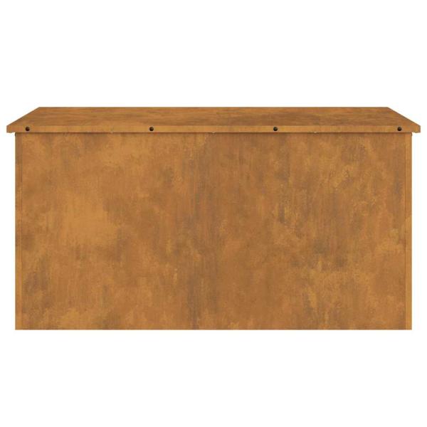 Außenlagerbox mit Speicher Braun 100 x 50.5 x 50 cm