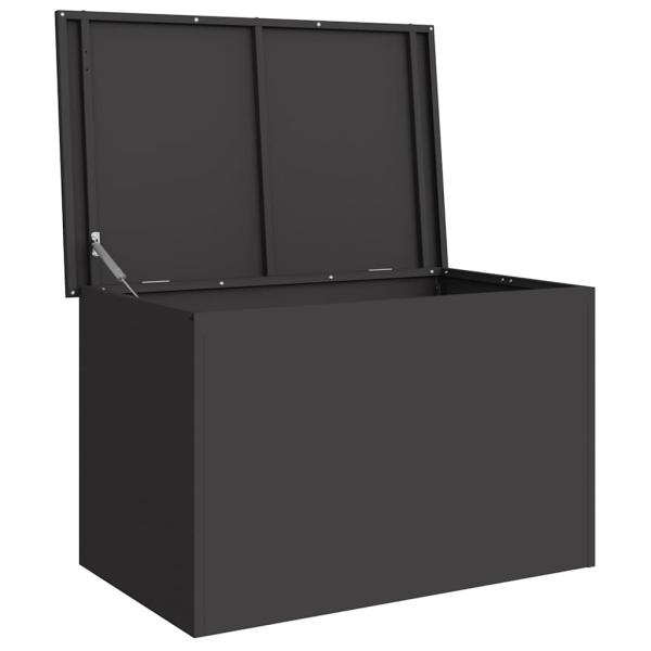 Außenlagerbox Schwarz 80 x 50.5 x 50 cm Kaltgewalzter Stahl