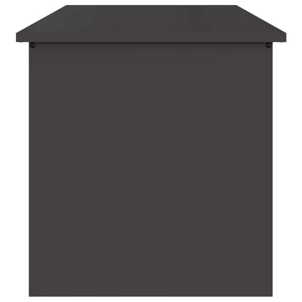 Außenlagerbox Schwarz 80 x 50.5 x 50 cm Kaltgewalzter Stahl