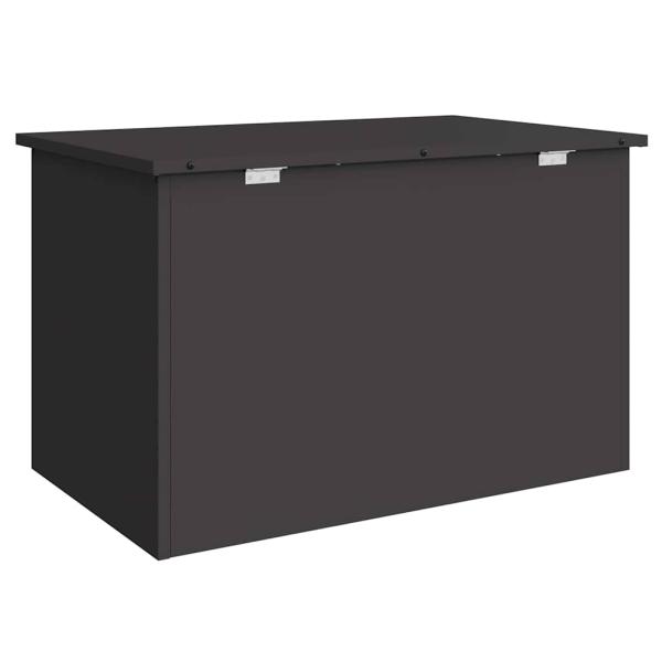Außenlagerbox Schwarz 80 x 50.5 x 50 cm Kaltgewalzter Stahl