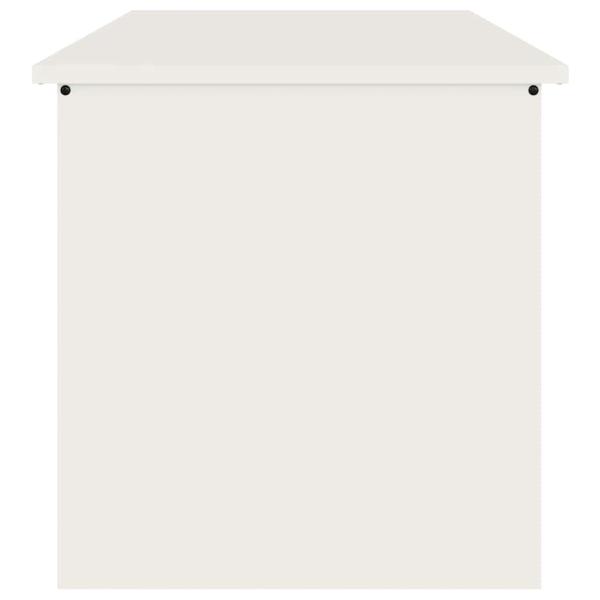 Außenlagerbox Weiß 80 x 50.5 x 50 cm Kaltgewalzter Stahl