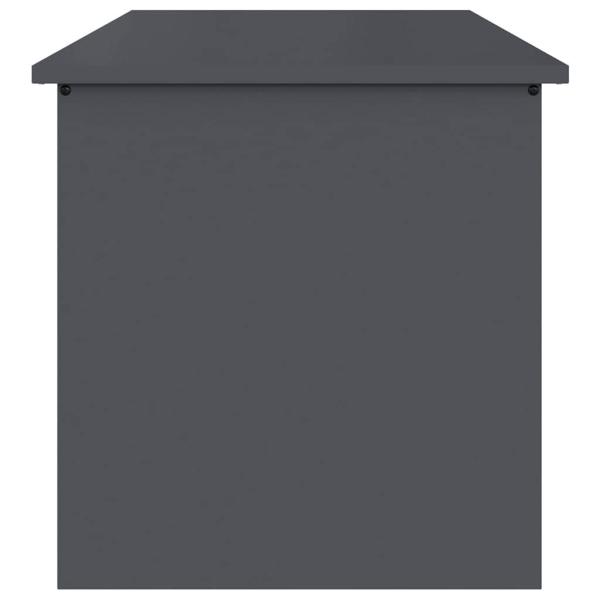 Außenlagerbox Anthrazit 80 x 50.5 x 50 cm Kaltgewalzter Stahl