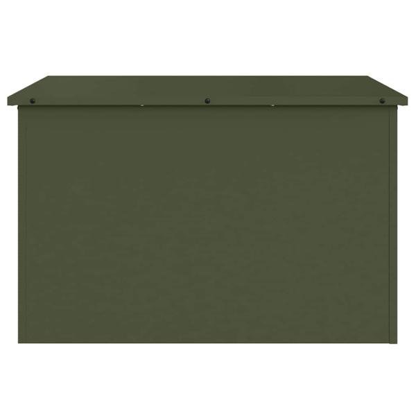 Außenlagerbox Olivgrün 80 x 50.5 x 50 cm Kaltgewalzter Stahl