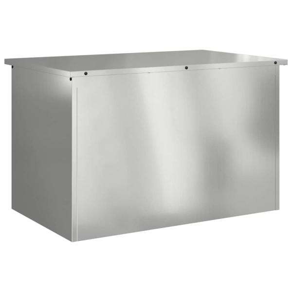 Außenlagerbox Silber 80 x 50.5 x 50 cm Verzinkter Stahl