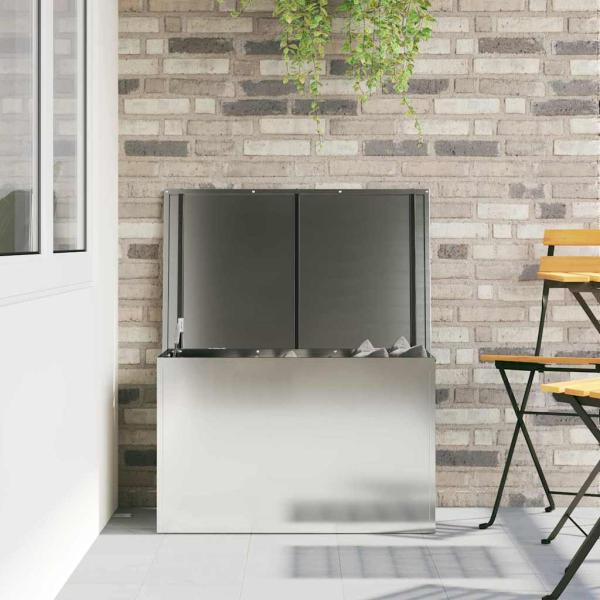 Außenlagerbox Silber 80 x 50.5 x 50 cm Verzinkter Stahl