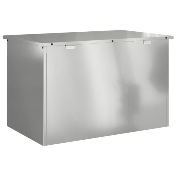 Außenlagerbox Silber 80 x 50.5 x 50 cm Verzinkter Stahl