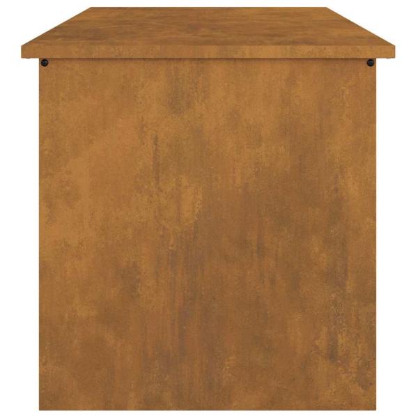 Außenlagerbox mit Speicher Braun 80 x 50.5 x 50 cm