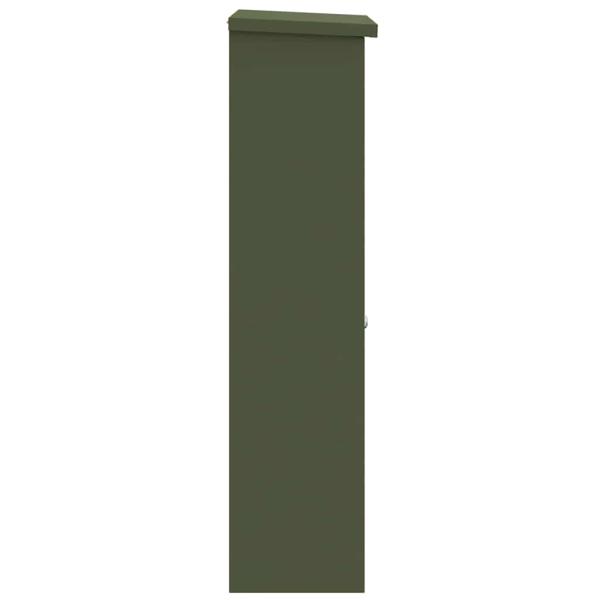 Paketdrop-Box Olivgrün 44,5 x 29 x 110,5 cm Stahl