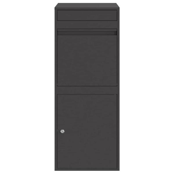 Paketdrop-Box Schwarz 41 x 38 x 103 cm Stahl