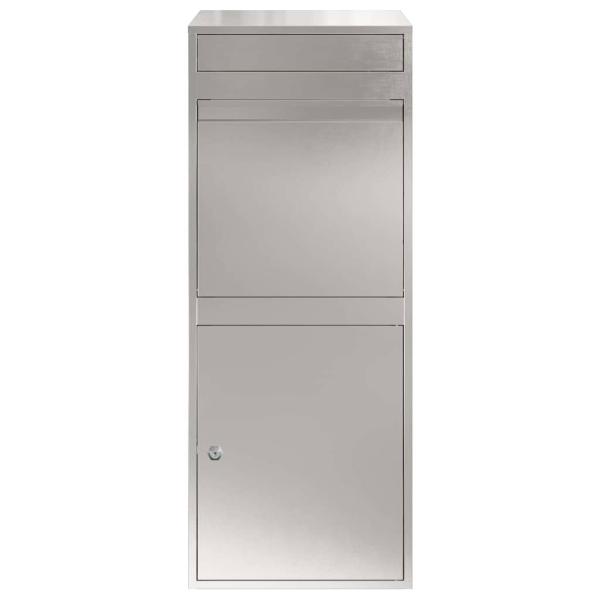 Paketdrop-Box Schwarz 41 x 38 x 103 cm Edelstahl