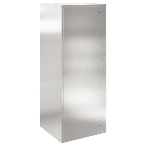 Paketdrop-Box Schwarz 41 x 38 x 103 cm Edelstahl