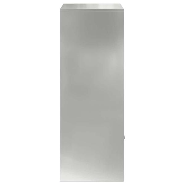 Paketdrop-Box Schwarz 41 x 38 x 103 cm Verzinkter Stahl