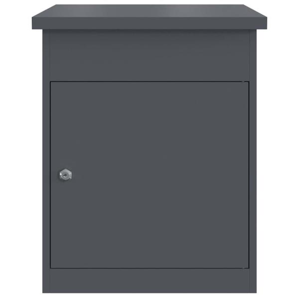 Paketdrop-Box Anthrazit 44 x 35 x 59 cm Stahl