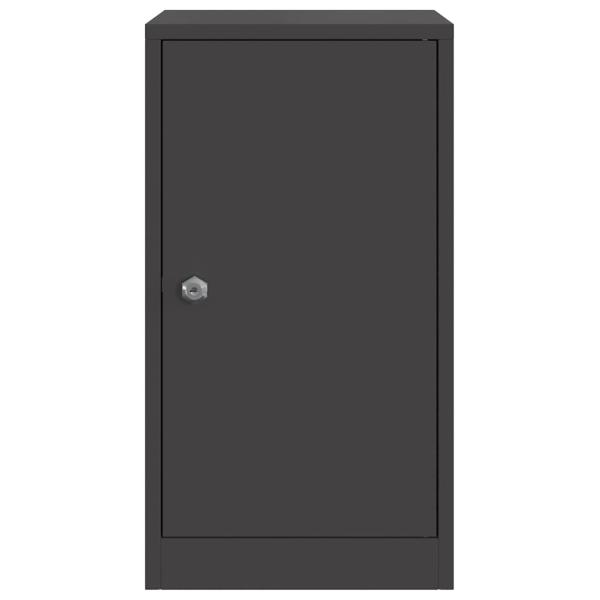 Briefkasten Schwarz 30 x 23 x 55 cm Stahl