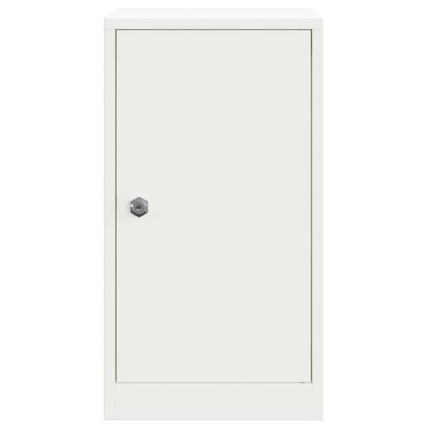 Briefkasten Weiß 30 x 23 x 55 cm Stahl