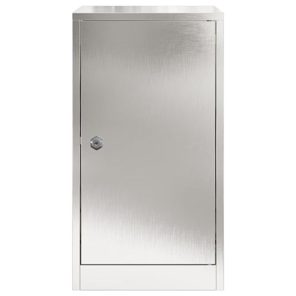 Briefkasten Schwarz 30 x 23 x 55 cm Edelstahl