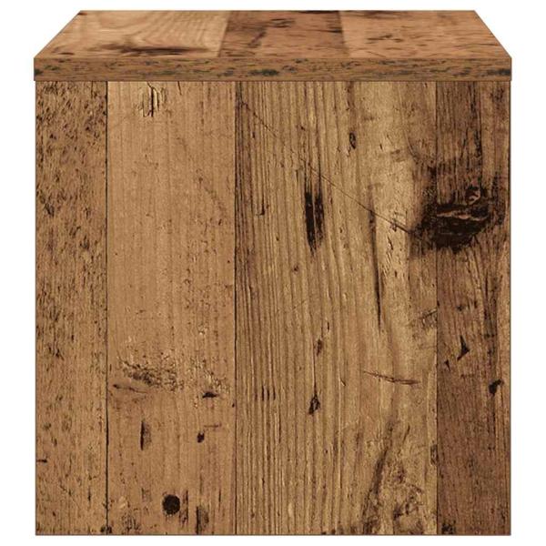 Nachttisch Altholz 40 x 30 x 30 cm Holzwerkstoff