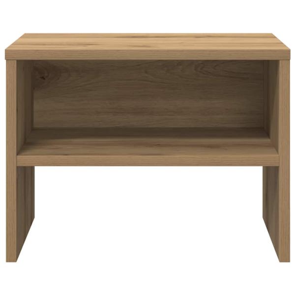 Nachttisch 2 pcs Eiche handwerklich 40 x 30 x 30 cm