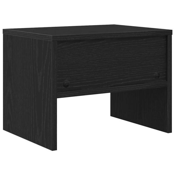 Nachttisch 2 pcs Schwarze Eiche 40 x 30 x 30 cm Holzwerkstoff