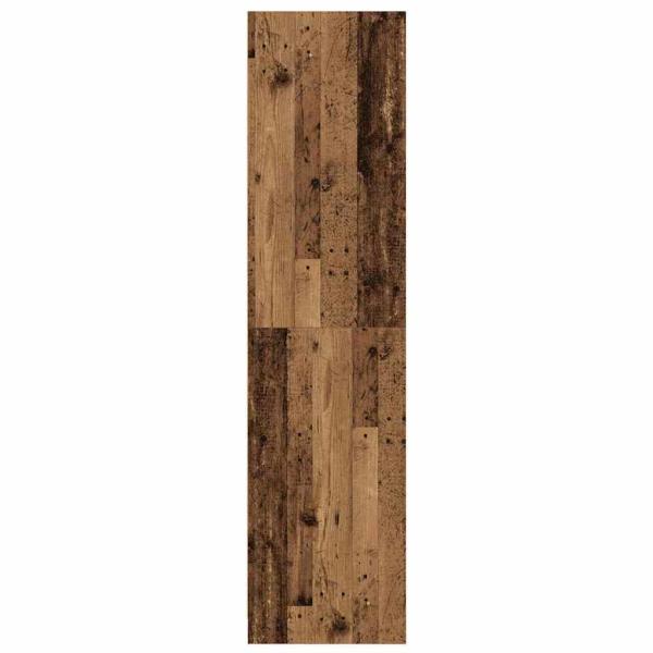 Kleiderschrank mit Regal Altholz 50 x 50 x 200 cm Holzwerkstoff