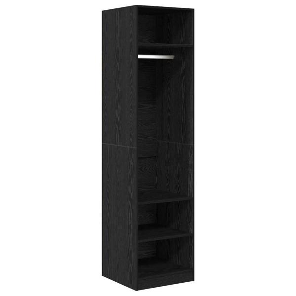 Kleiderschrank Schwarze Eiche 50 x 50 x 200 cm Holzwerkstoff