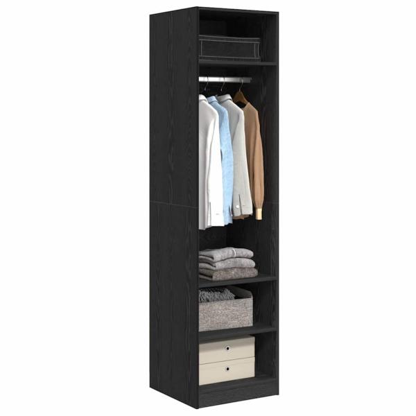 Kleiderschrank Schwarze Eiche 50 x 50 x 200 cm Holzwerkstoff