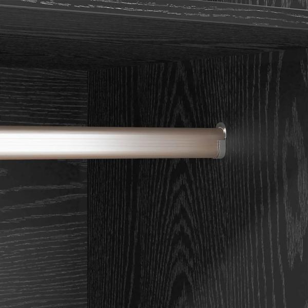 Kleiderschrank Schwarze Eiche 50 x 50 x 200 cm Holzwerkstoff