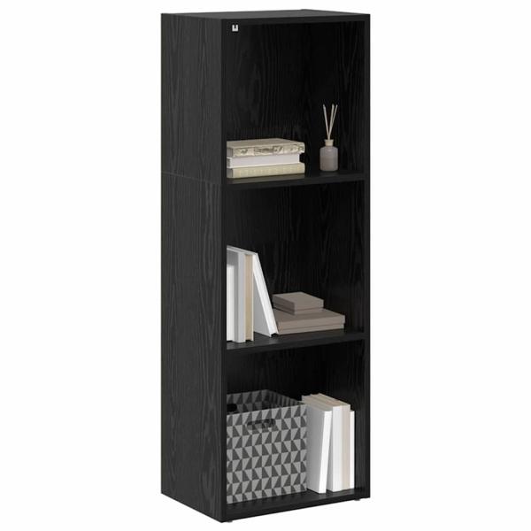 Bücherregal Schwarze Eiche 40 x 30 x 114 cm Holzwerkstoff