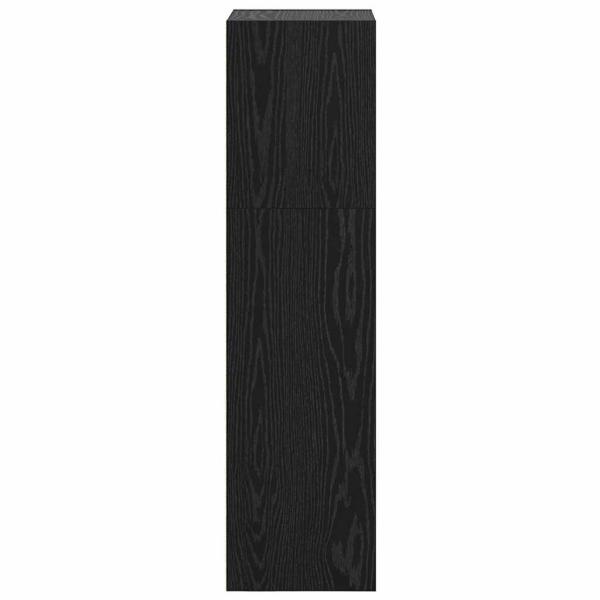 Bücherregal Schwarze Eiche 40 x 30 x 114 cm Holzwerkstoff