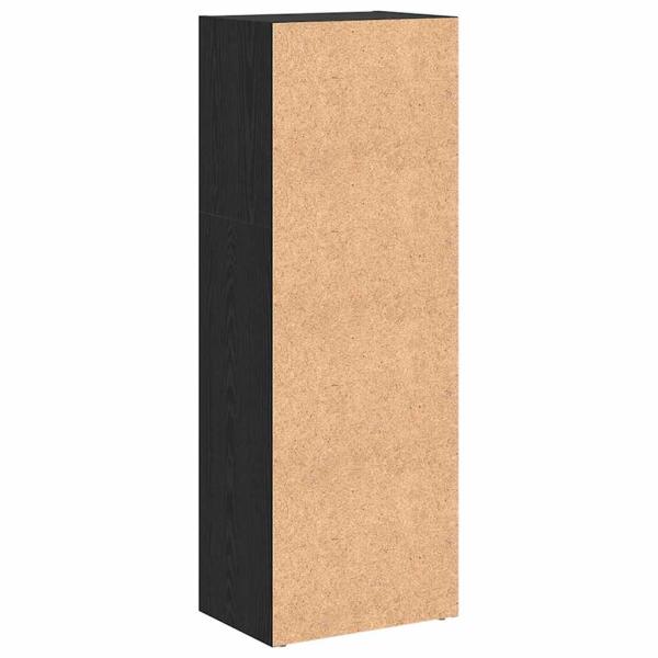 Bücherregal Schwarze Eiche 40 x 30 x 114 cm Holzwerkstoff