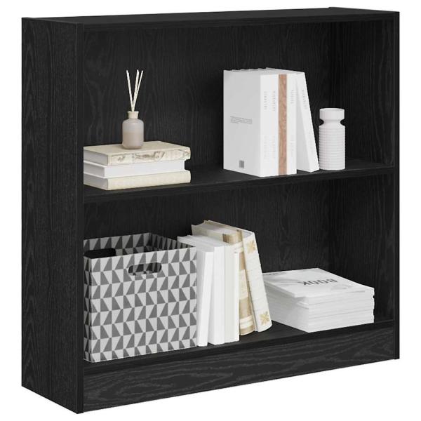 Bücherregal Schwarze Eiche 80 x 24 x 109 cm Spanplatte