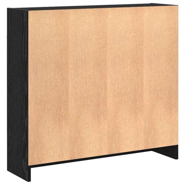 Bücherregal Schwarze Eiche 80 x 24 x 109 cm Spanplatte