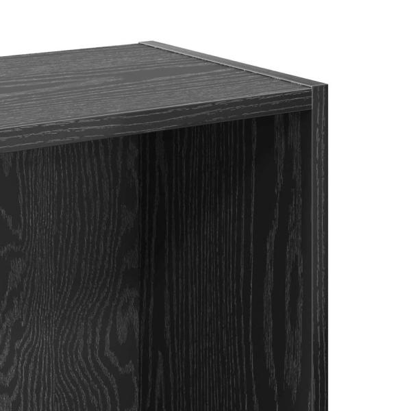 Bücherregal Schwarze Eiche 80 x 24 x 109 cm Spanplatte