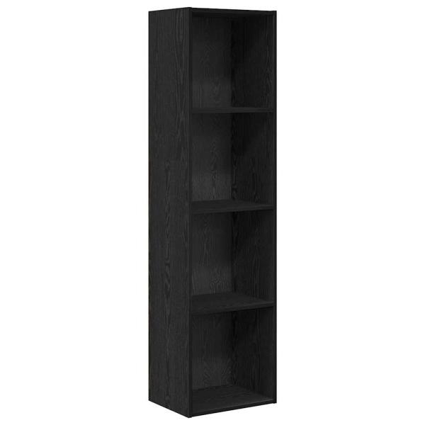 ARDEBO.de - Bücherregal Schwarze Eiche 40 x 30 x 152 cm Holzwerkstoff