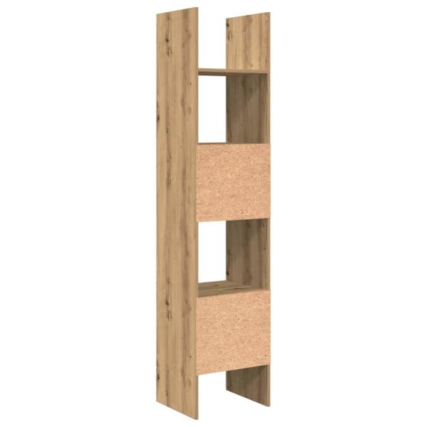 Bücherregal Eiche handwerklich 40 x 35 x 180 cm Holzwerkstoff