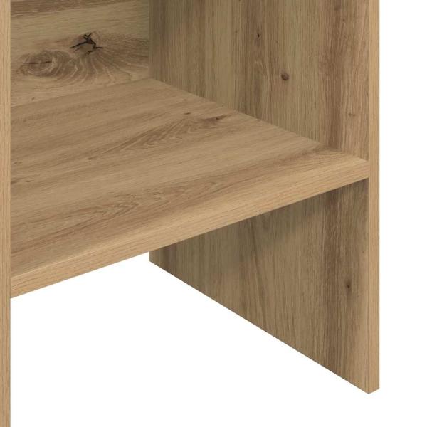 Bücherregal Eiche handwerklich 40 x 35 x 180 cm Holzwerkstoff