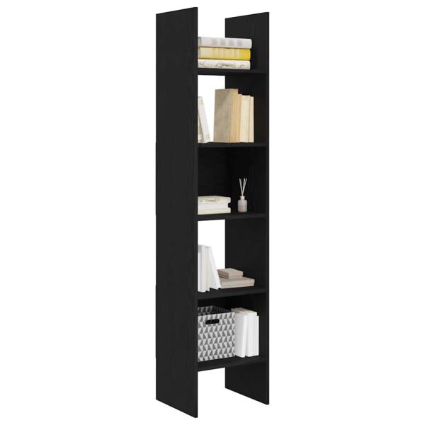 Bücherregal Schwarze Eiche 40 x 35 x 180 cm Holzwerkstoff
