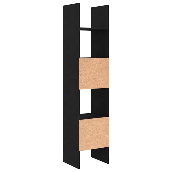 Bücherregal Schwarze Eiche 40 x 35 x 180 cm Holzwerkstoff