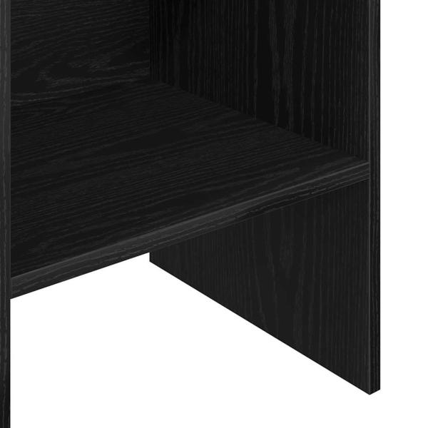 Bücherregal Schwarze Eiche 40 x 35 x 180 cm Holzwerkstoff