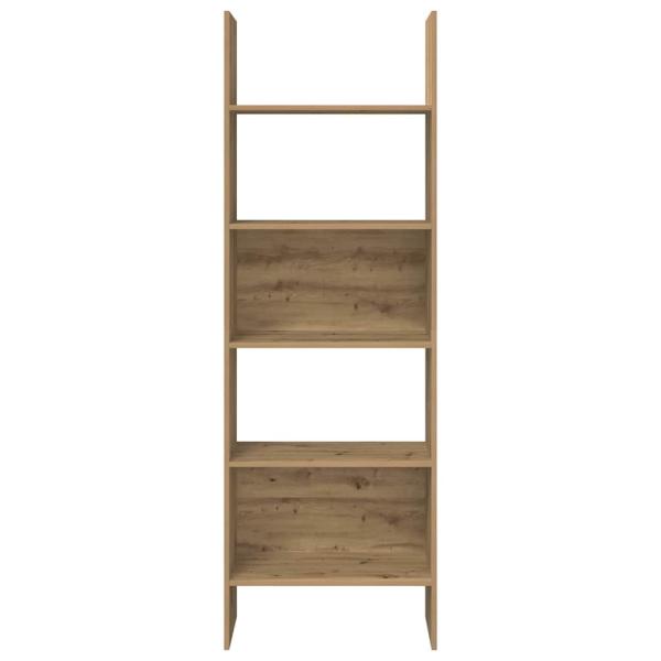 Bücherregal Eiche handwerklich 60 x 35 x 180 cm Holzwerkstoff